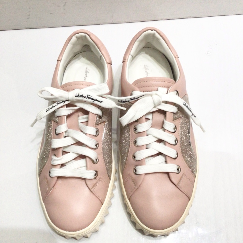 Ferregamo Leather Sneakers